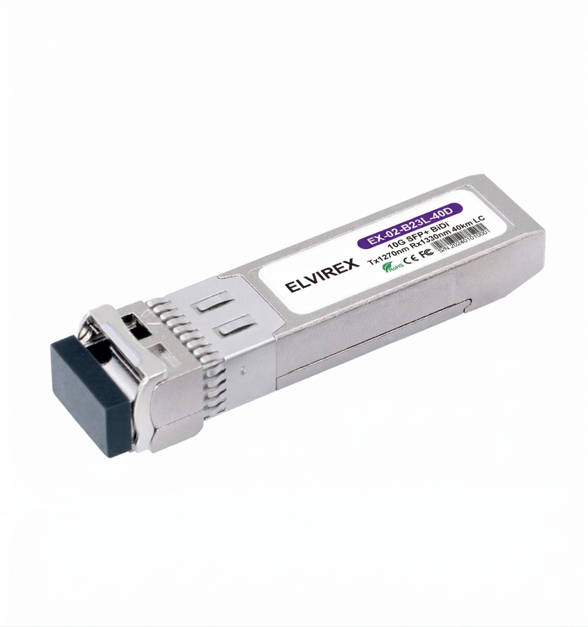 10G SFP+ BiDi Tx1270nm/Rx1330nm 40km LC
