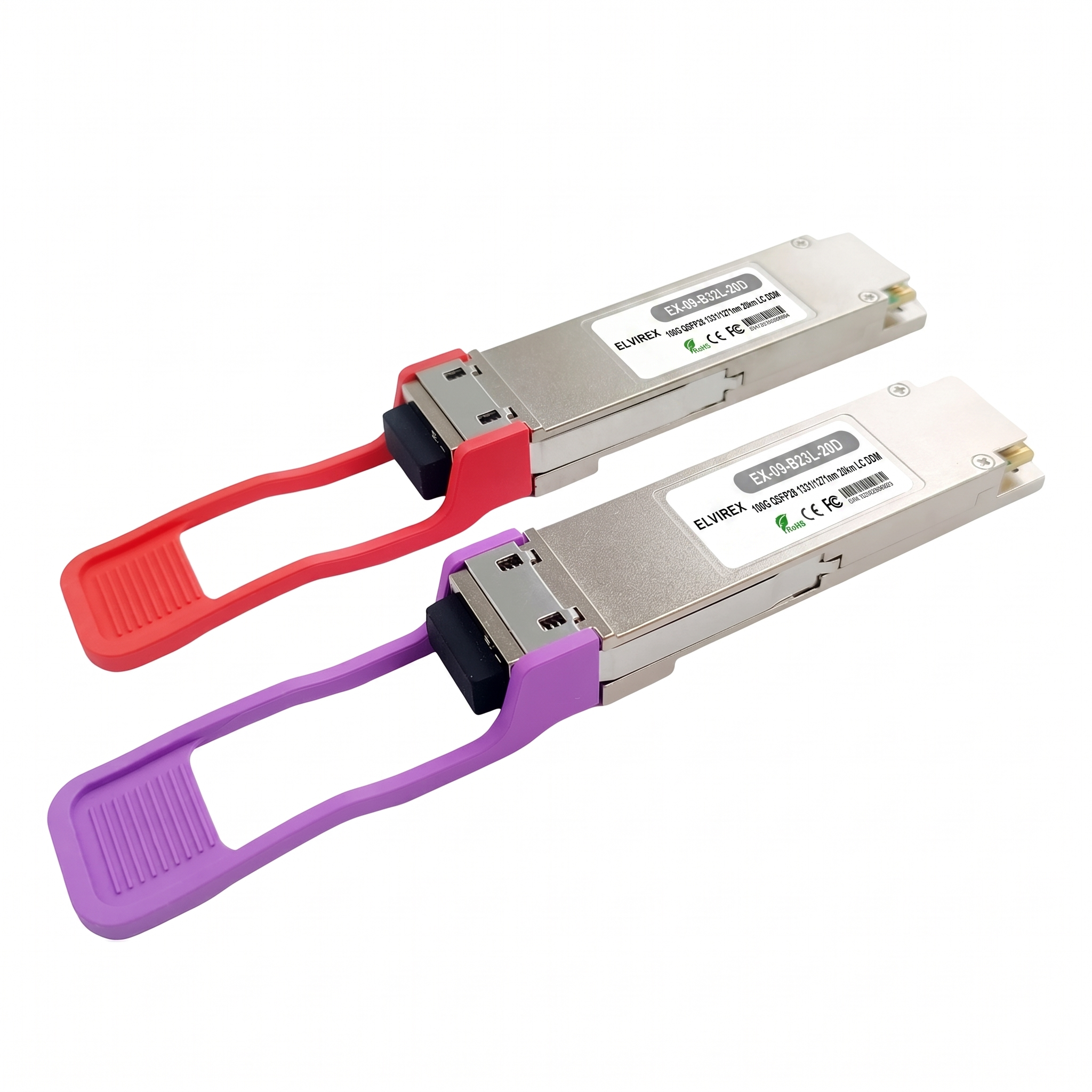 100G QSFP28 BiDi Tx1271nm/Rx1331nm 20km LC