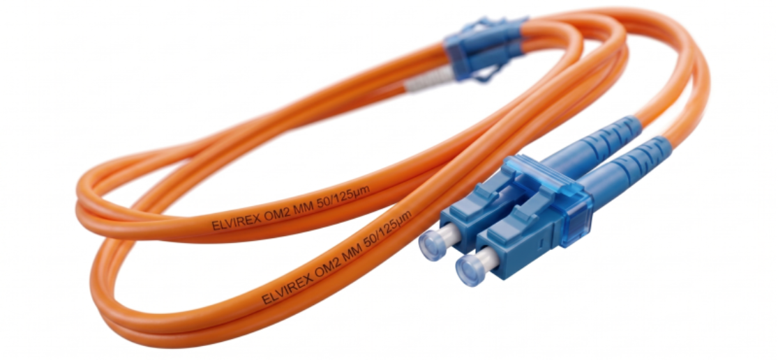 LC UPC to LC UPC Duplex OM2 Multimode LSZH 2.0mm Fiber Optic Patch Cable